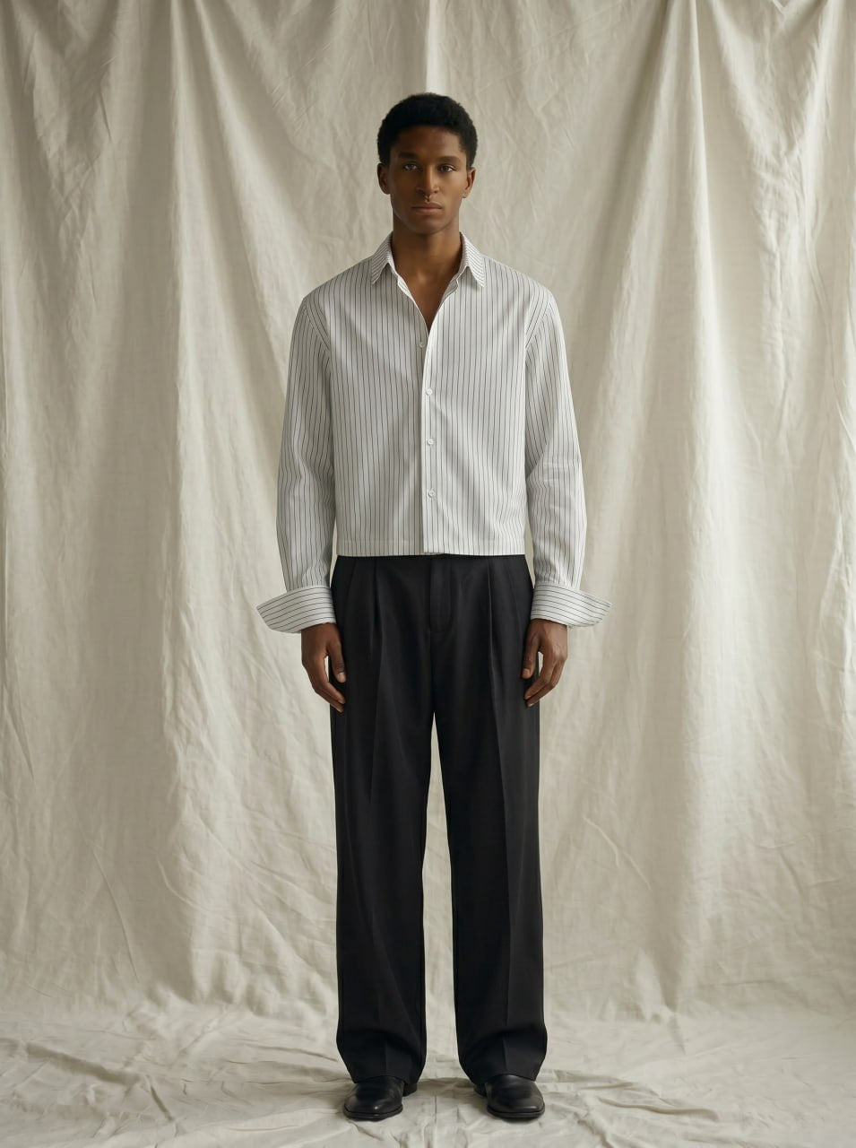 Striped Shirt - White