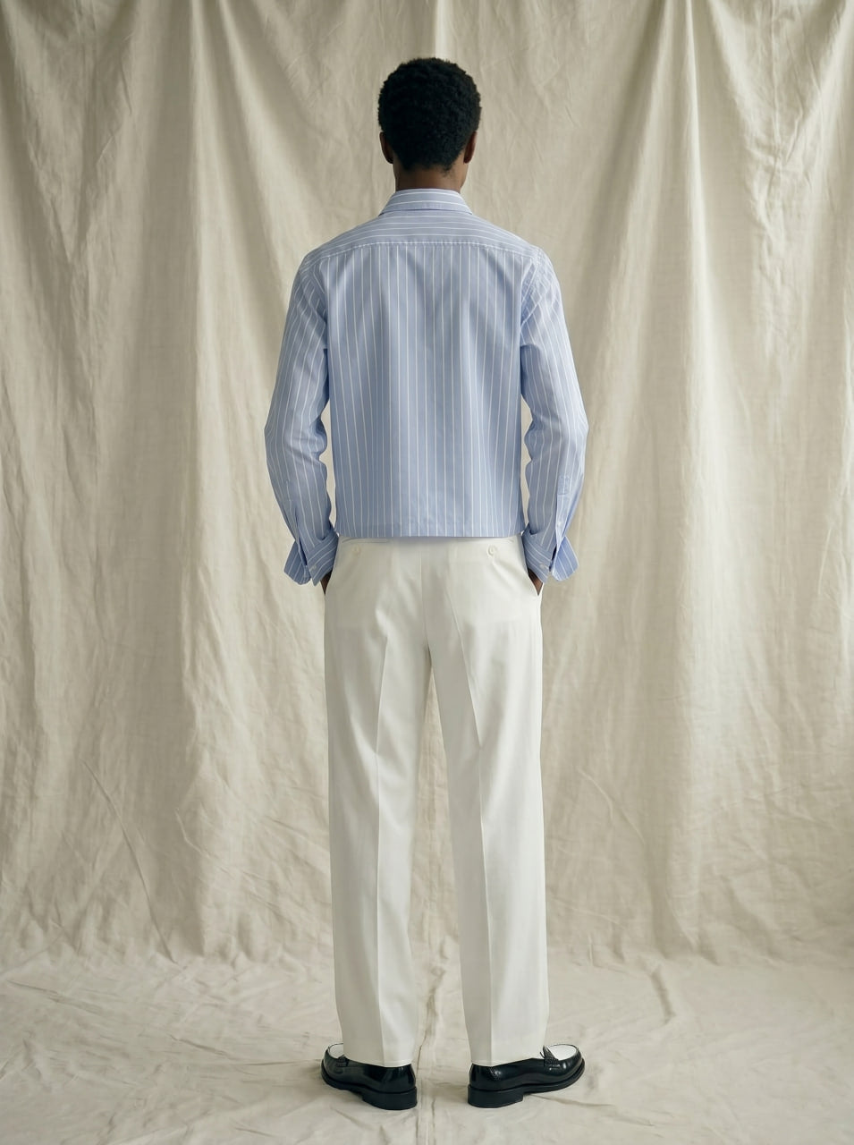 Striped Shirt - Light Blue