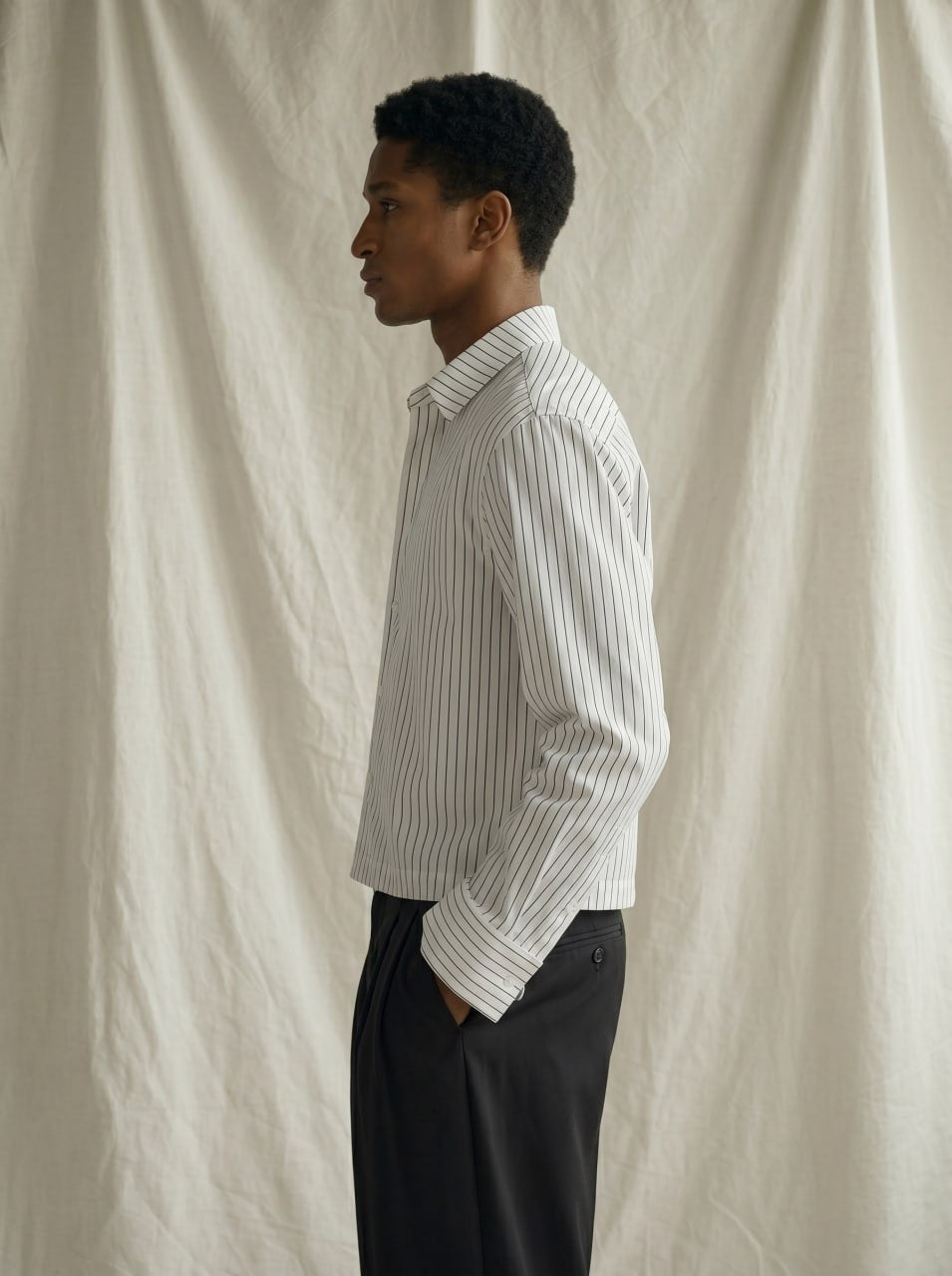 Striped Shirt - White