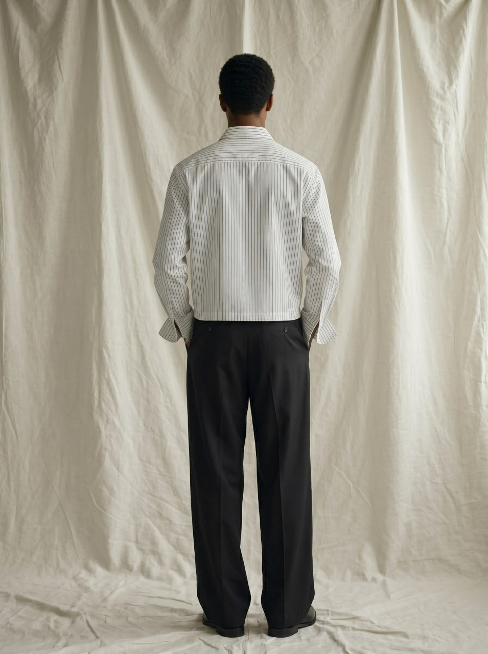 Striped Shirt - White